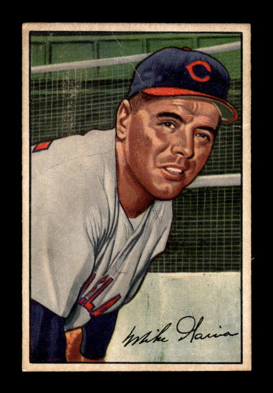 1952 Bowman #7 Mike Garcia Cleveland Indians G/VG 10012249