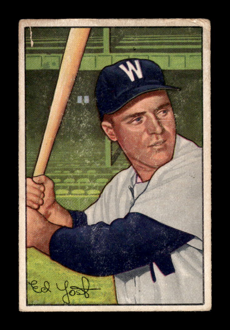 1952 Bowman #31 Eddie Yost Washington Senators G/VG 10012259