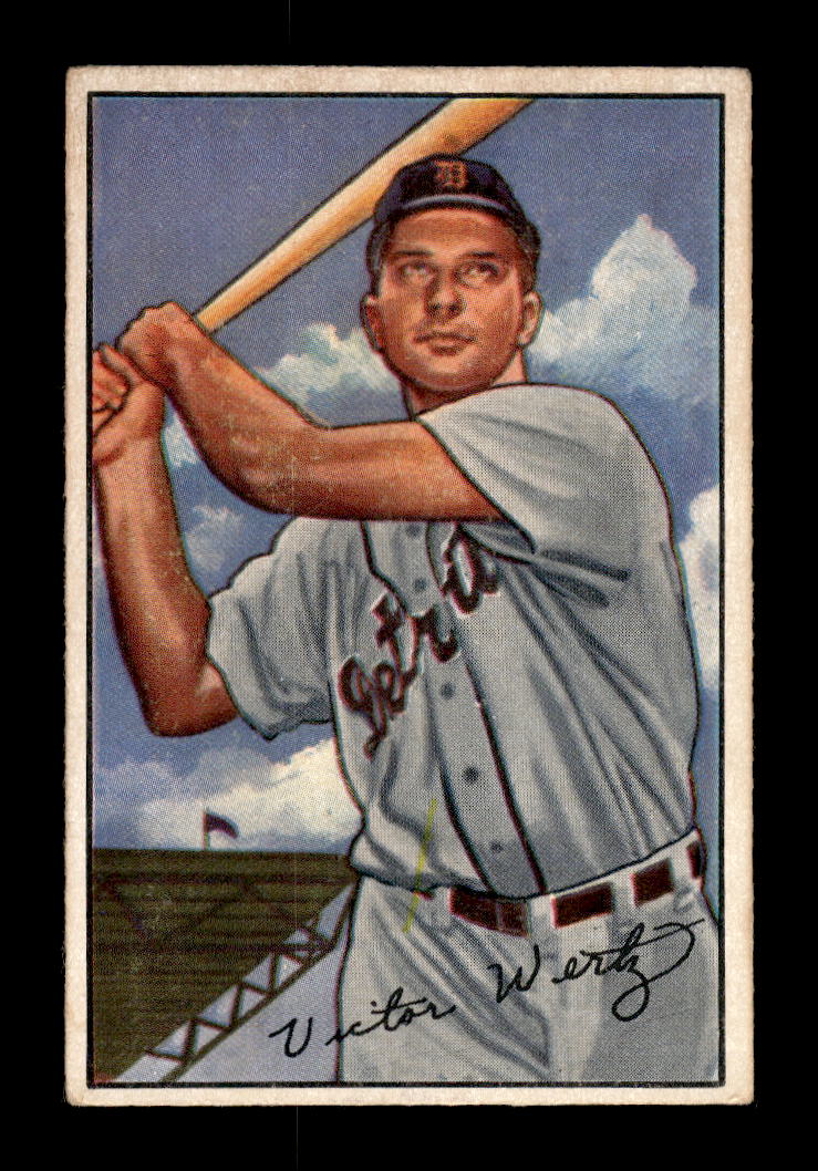 1952 Bowman #39 Vic Wertz Detroit Tigers G/VG 10012263