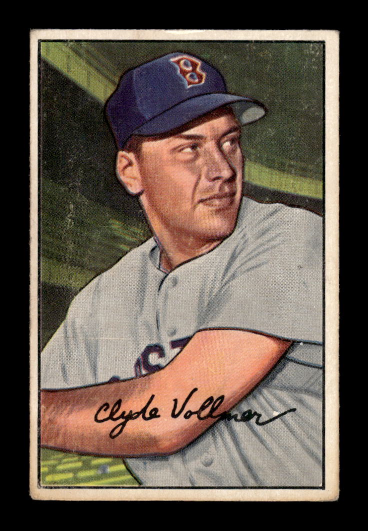 1952 Bowman #57 Clyde Vollmer Boston Red Sox G/VG 10012268