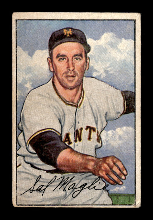 1952 Bowman #66 Sal Maglie New York Giants G/VG 10012272