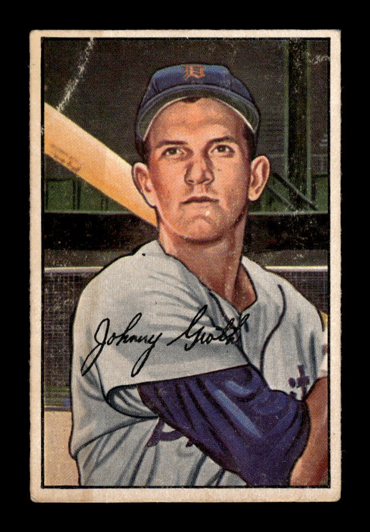 1952 Bowman #67 Johnny Groth Detroit Tigers G/VG 10012273