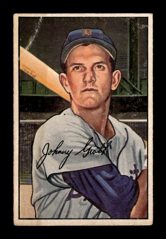 1952 Bowman #67 Johnny Groth Detroit Tigers G/VG 10012273