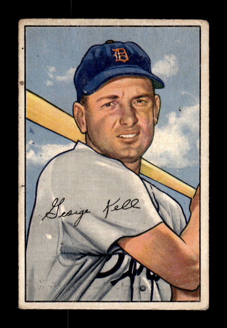 1952 Bowman #75 George Kell Detroit Tigers G/VG 10012276