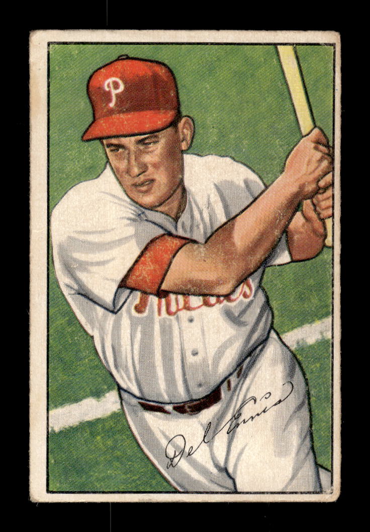 1952 Bowman #76 Del Ennis Philadelphia Phillies G/VG 10012277