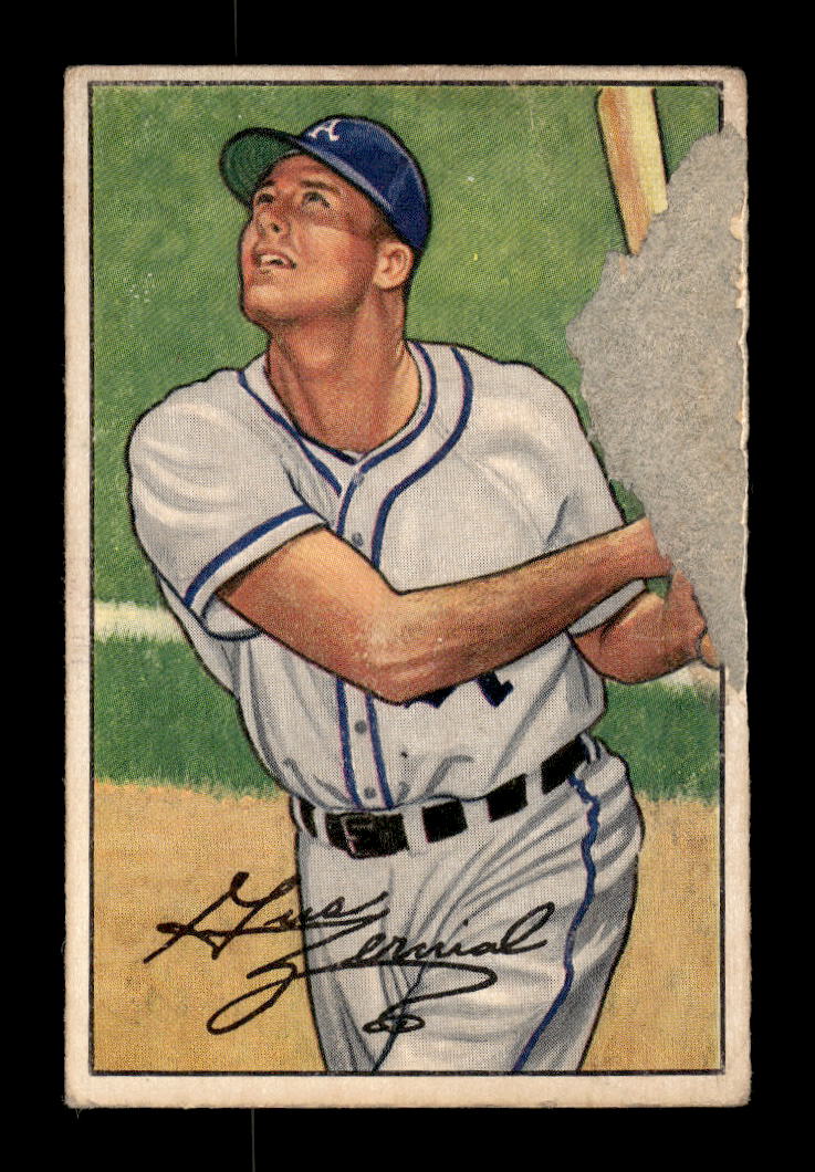 1952 Bowman #82 Gus Zernial Philadelphia Athletics Poor 10012281