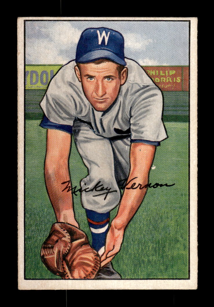 1952 Bowman #87 Mickey Vernon Washington Senators G/VG 10012283