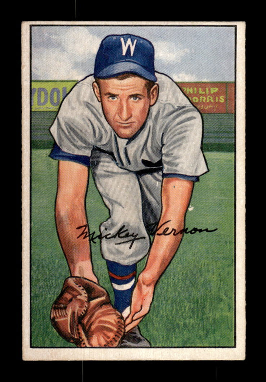 1952 Bowman #87 Mickey Vernon Washington Senators G/VG 10012283