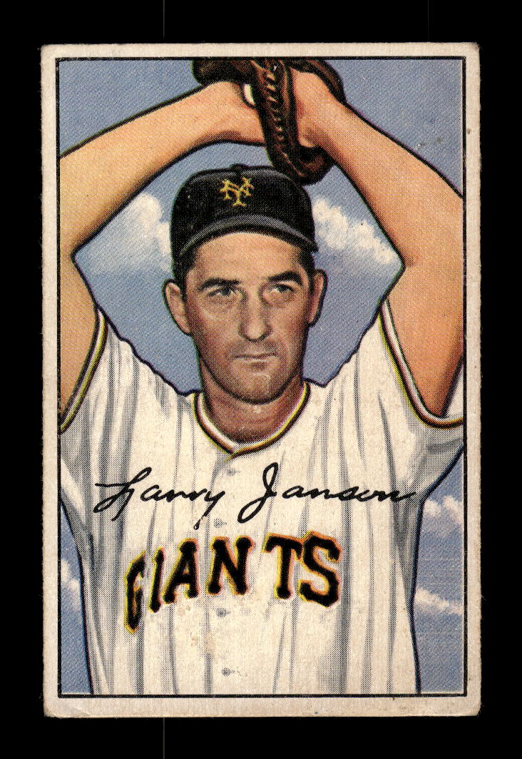 1952 Bowman #90 Larry Jansen New York Giants G/VG 10012284
