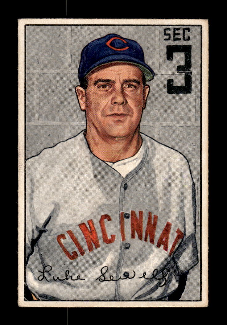 1952 Bowman #94 Luke Sewell Cincinnati Reds G/VG 10012286