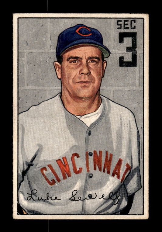 1952 Bowman #94 Luke Sewell Cincinnati Reds G/VG 10012286