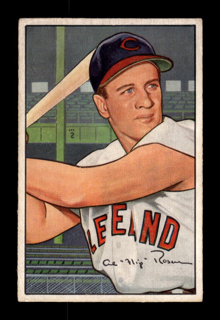 1952 Bowman #151 Al "Flip" Rosen Cleveland Indians G/VG 10012297