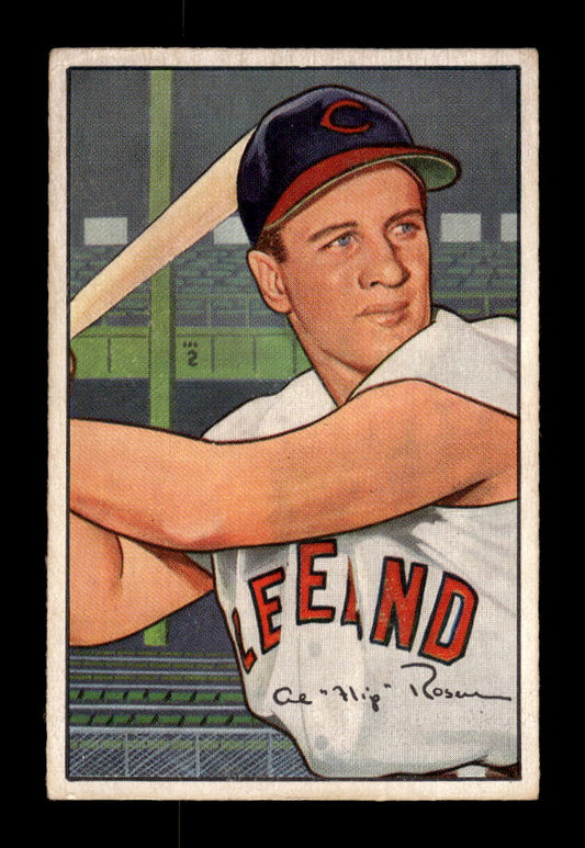 1952 Bowman #151 Al "Flip" Rosen Cleveland Indians G/VG 10012297