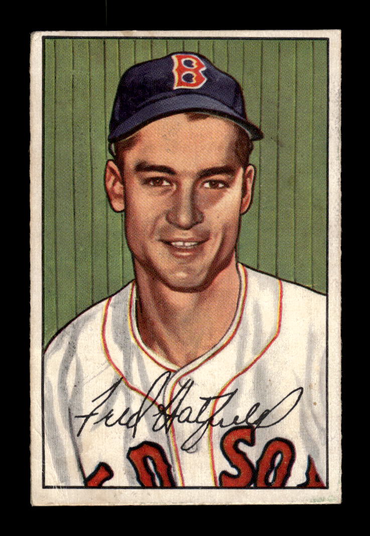 1952 Bowman #153 Fred Hatfield Boston Red Sox G/VG 10012299