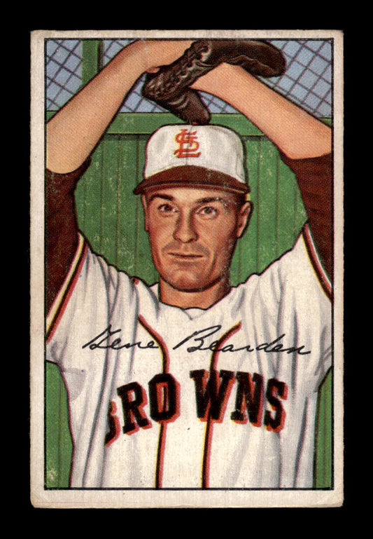 1952 Bowman #173 Gene Bearden St. Louis Browns G/VG 10012309