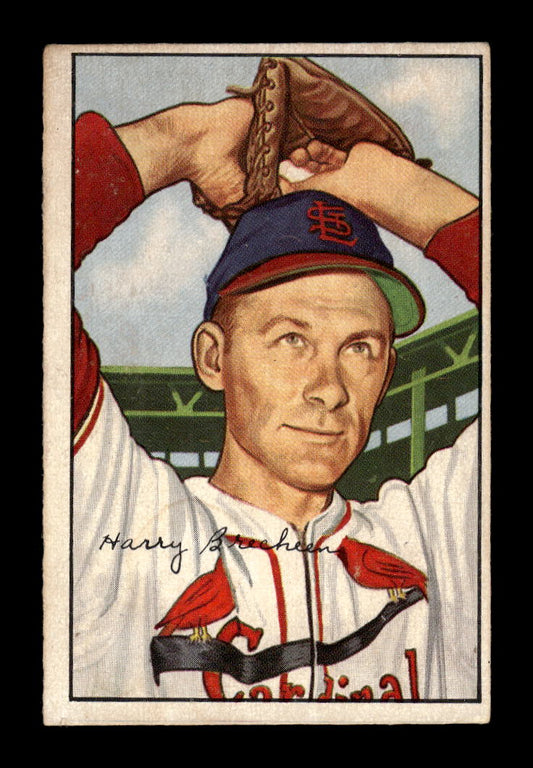 1952 Bowman #176 Harry Brecheen St. Louis Cardinals G/VG 10012311