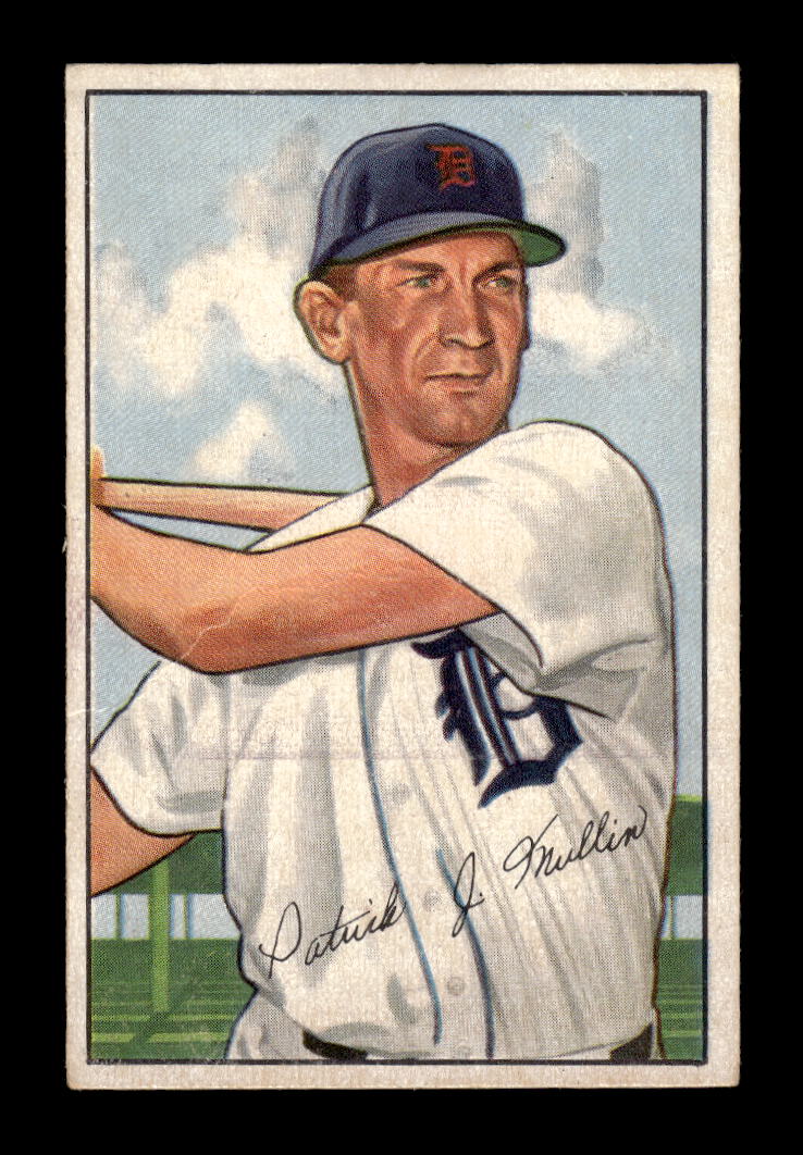 1952 Bowman #183 Pat Mullin Detroit Tigers G/VG 10012314