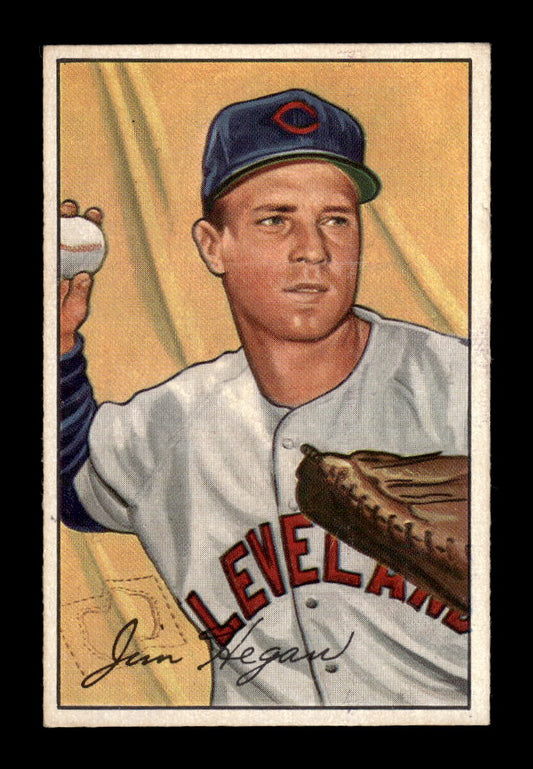 1952 Bowman #187 Jim Hegan Cleveland Indians G/VG 10012317