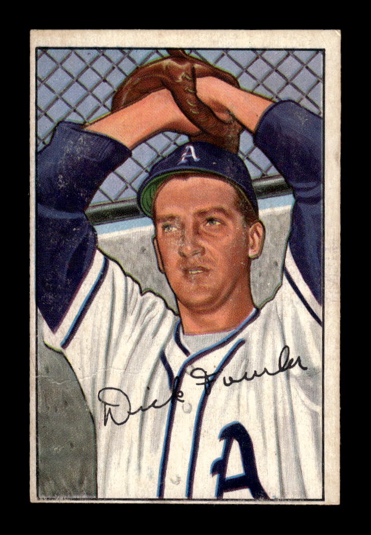 1952 Bowman #190 Dick Fowler Philadelphia Athletics G/VG 10012319