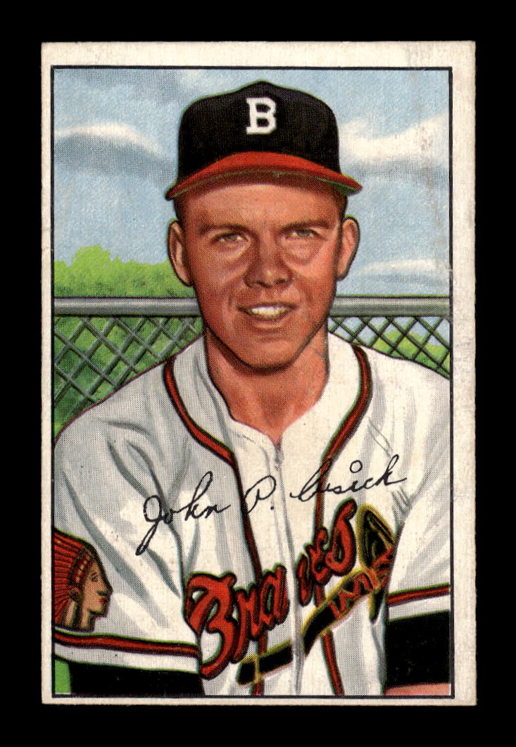 1952 Bowman #192 John Cusick Boston Braves G/VG 10012321
