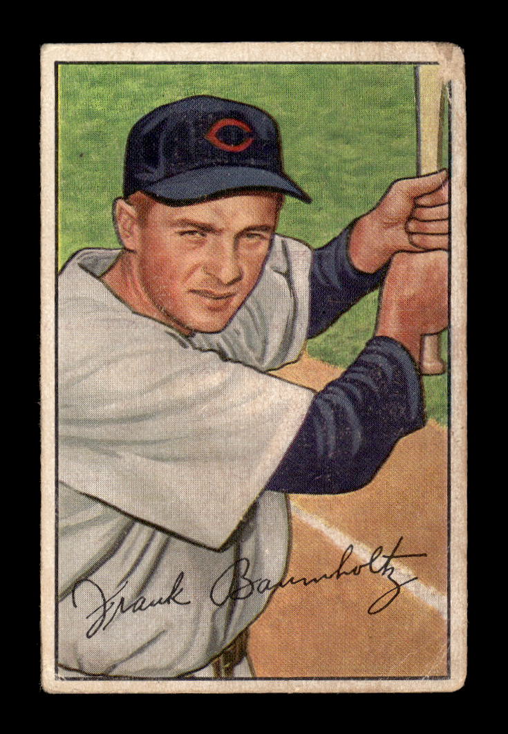 1952 Bowman #195 Frank Baumholtz Chicago Cubs G/VG 10012323