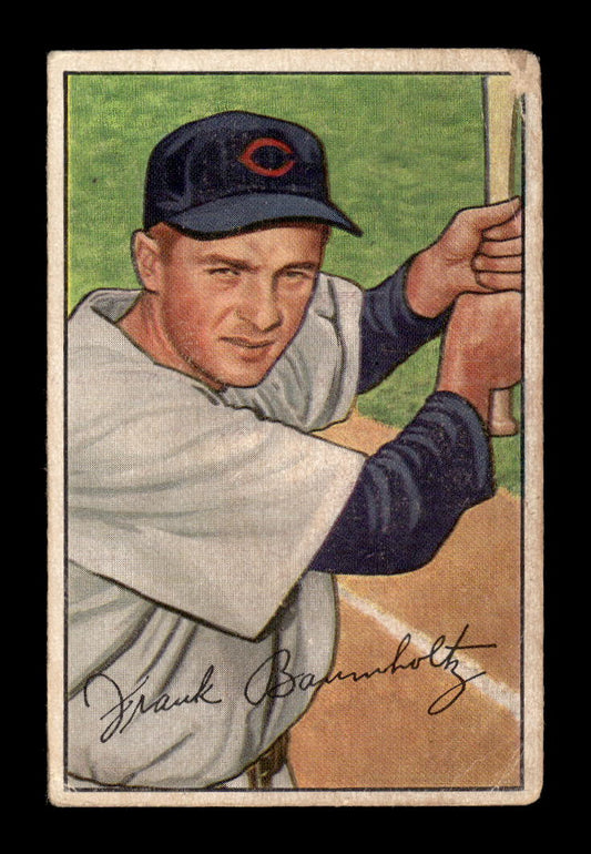 1952 Bowman #195 Frank Baumholtz Chicago Cubs G/VG 10012323