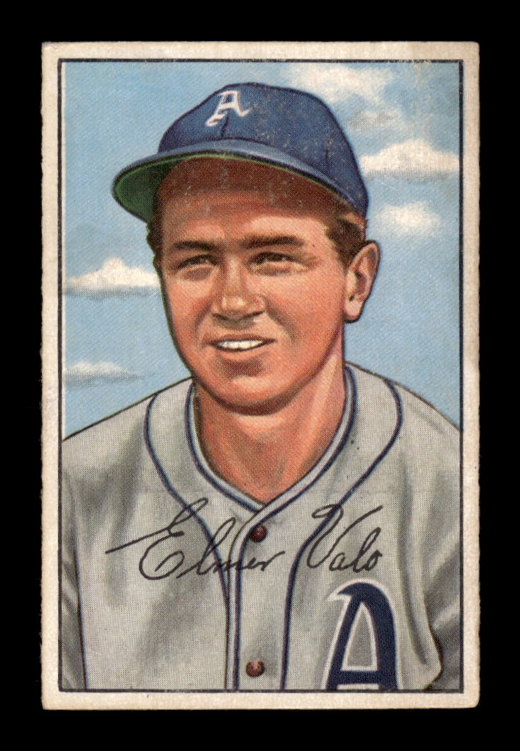 1952 Bowman #206 Elmer Valo Philadelphia Athletics G/VG 10012326