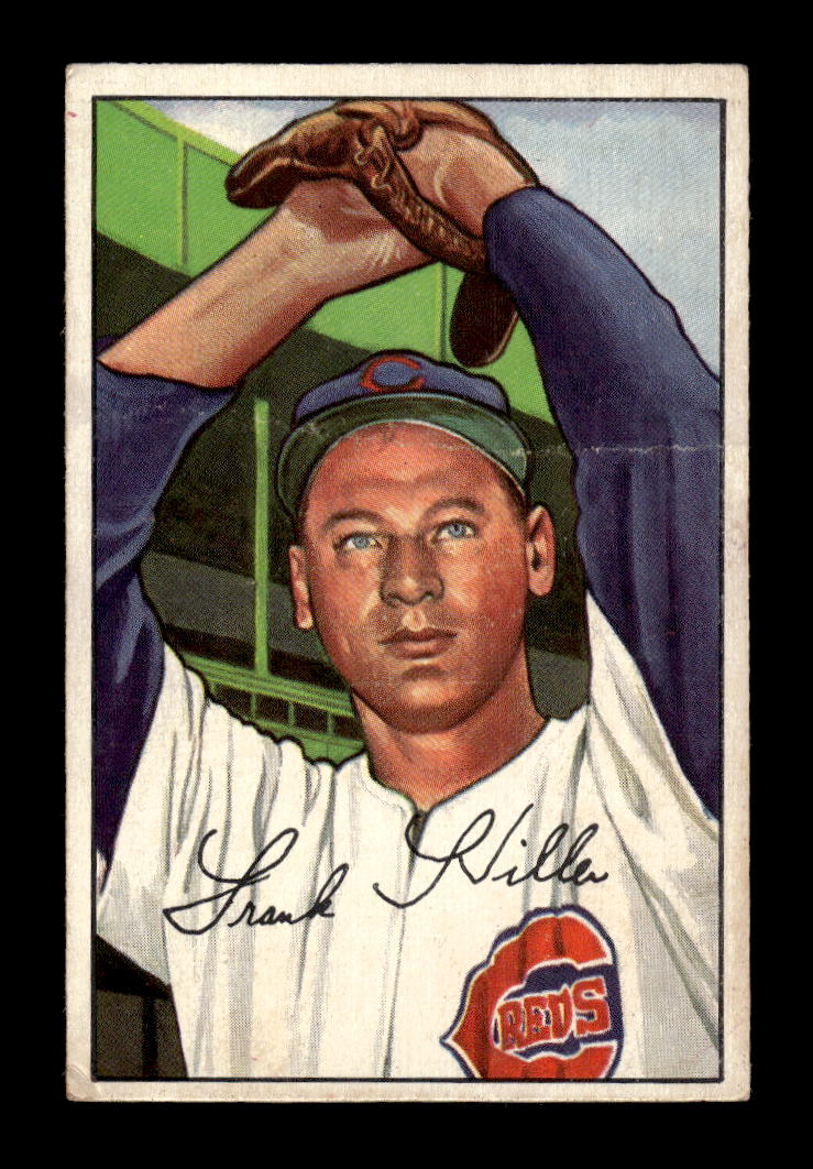 1952 Bowman #114 Frank Hiller Cincinnati Reds Poor 10012335