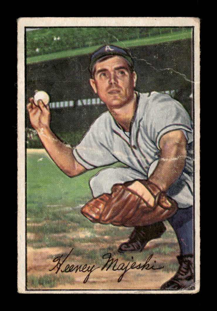 1952 Bowman #58 Hank Majeski Philadelphia Athletics Poor 10012341