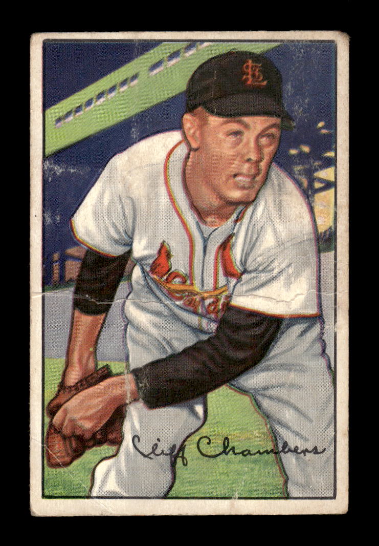 1952 Bowman #14 Cliff Chambers St. Louis Cardinals Poor 10012344