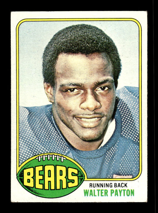 0004 - 1976 Topps #148 Walter Payton Chicago Bears EX 10012354