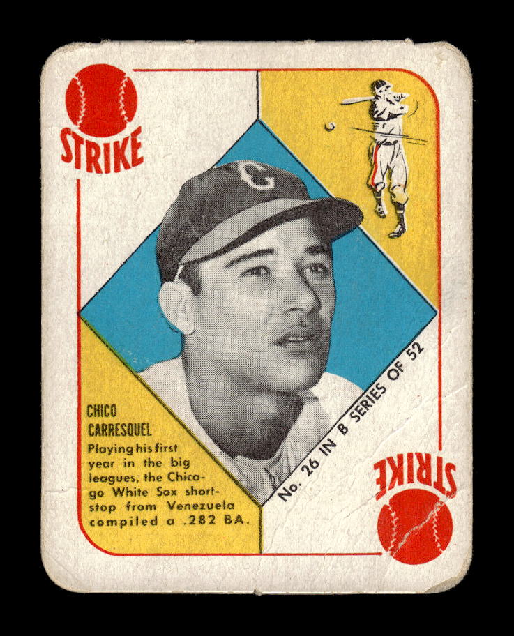 1951 Topps Blue Backs #26 Chico Carrasquel Chicago White Sox Poor 10012674
