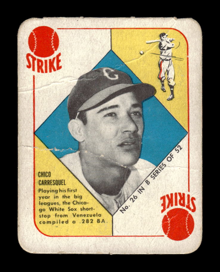 1951 Topps Blue Backs #26 Chico Carrasquel Chicago White Sox Poor 10012675