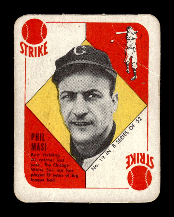 1951 Topps Blue Backs #19 Phil Masi Chicago White Sox Poor 10012685