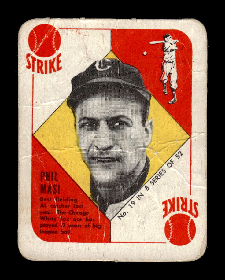 1951 Topps Blue Backs #19 Phil Masi Chicago White Sox Poor 10012688