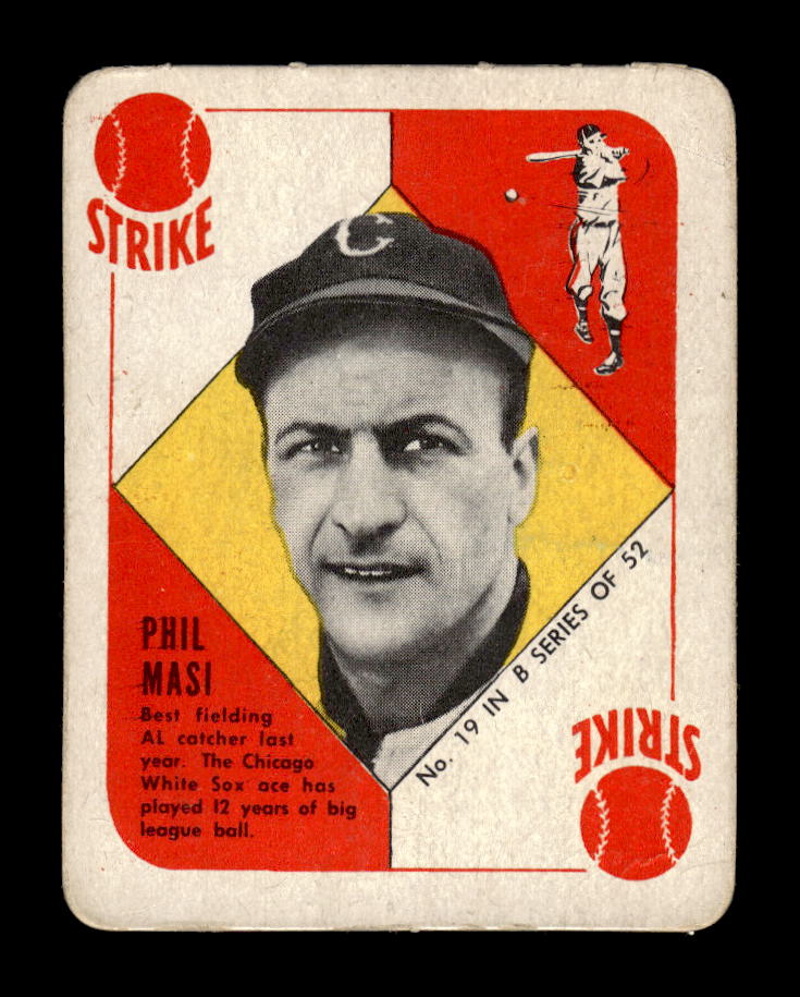 1951 Topps Blue Backs #19 Phil Masi Chicago White Sox Poor 10012689