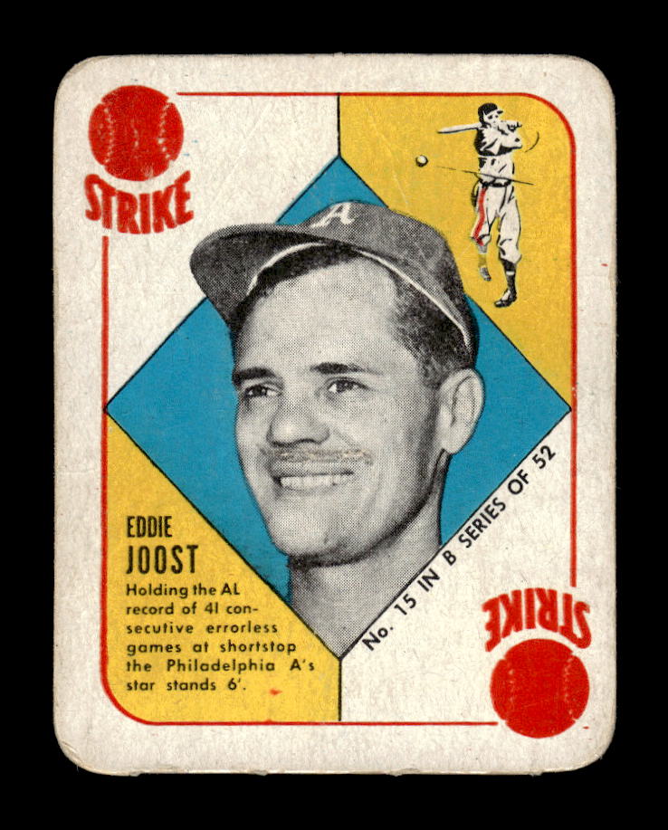 1951 Topps Blue Backs #15 Eddie Joost Philadelphia Athletics Poor 10012699