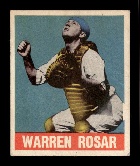 1948-49 Leaf #128 Warren Rosar Philadelphia Athletics VG 10012764