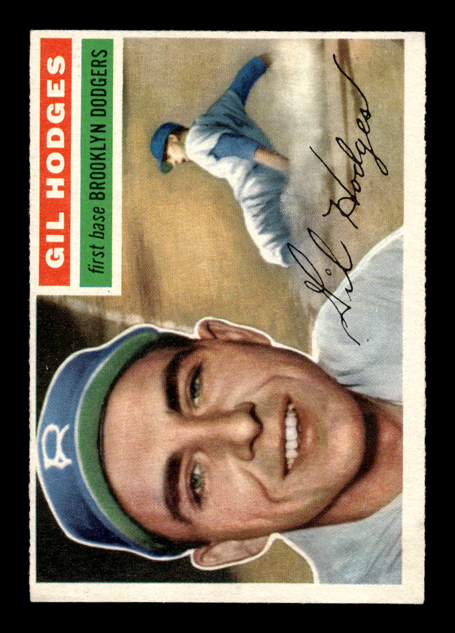 1956 Topps #145 Gil Hodges Brooklyn Dodgers NMT 10012774
