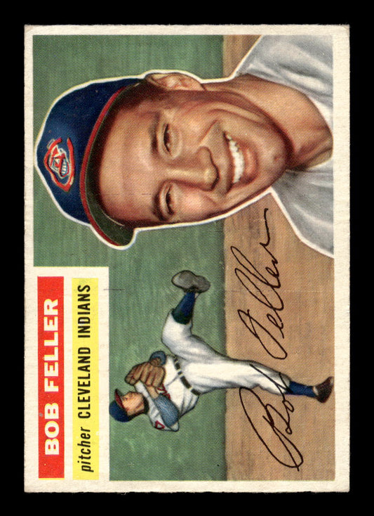1956 Topps #200 Bob Feller Cleveland Indians EXMT 10012775