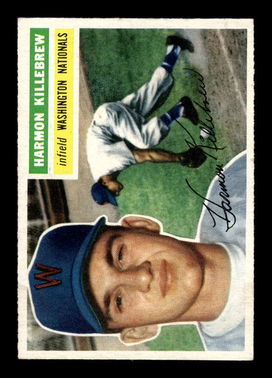 1956 Topps #164 Harmon Killebrew Washington Senators NMT 10012780
