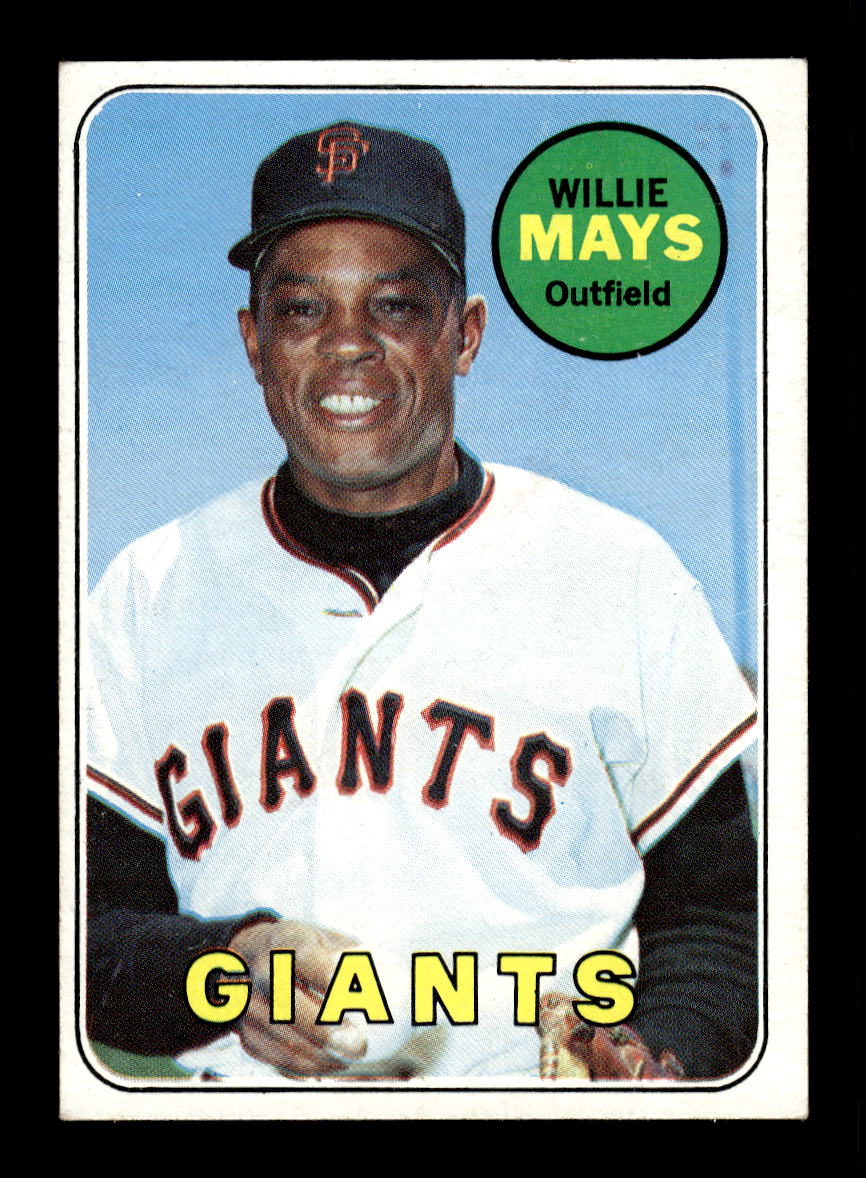0008 - 1969 Topps #190 Willie Mays San Francisco Giants EX 10012787