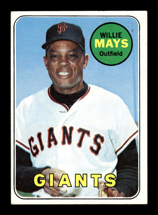 0008 - 1969 Topps #190 Willie Mays San Francisco Giants EX 10012787