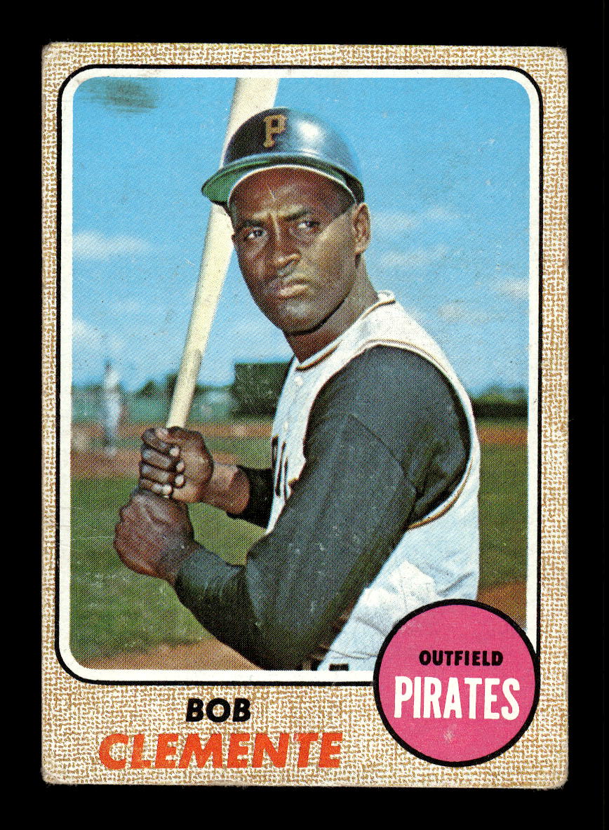 0007 - 1968 Topps #150 Bob Clemente Pittsburgh Pirates G/VG 10012789