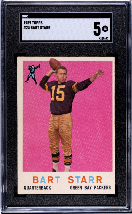 1959 Topps #23 Bart Starr SGC 5 SN 4229697