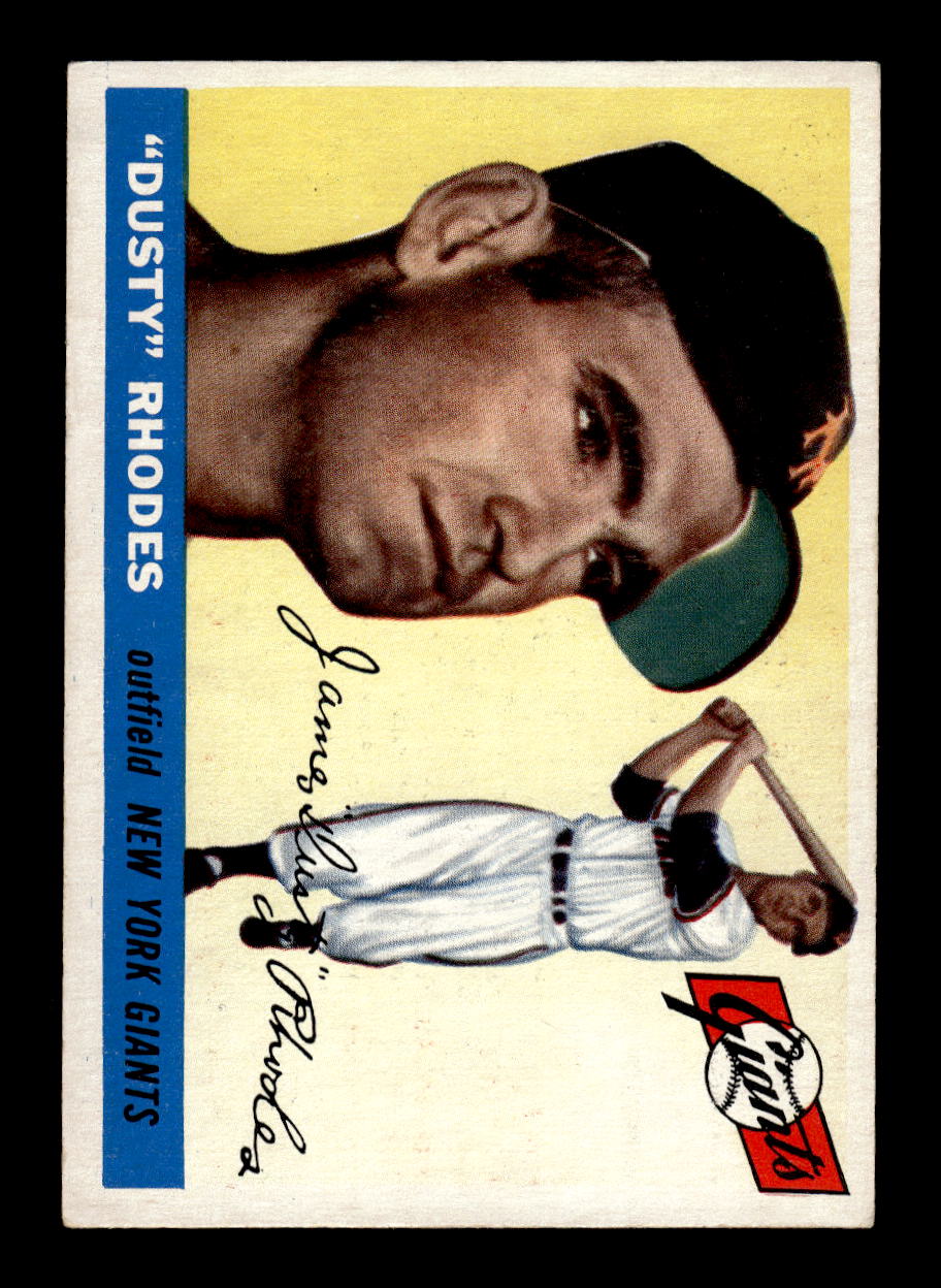 1955 Topps #1 Dusty Rhodes New York Giants EX 10012814