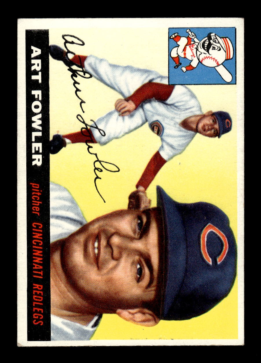 1955 Topps #3 Art Fowler Cincinnati Redlegs EX 10012815