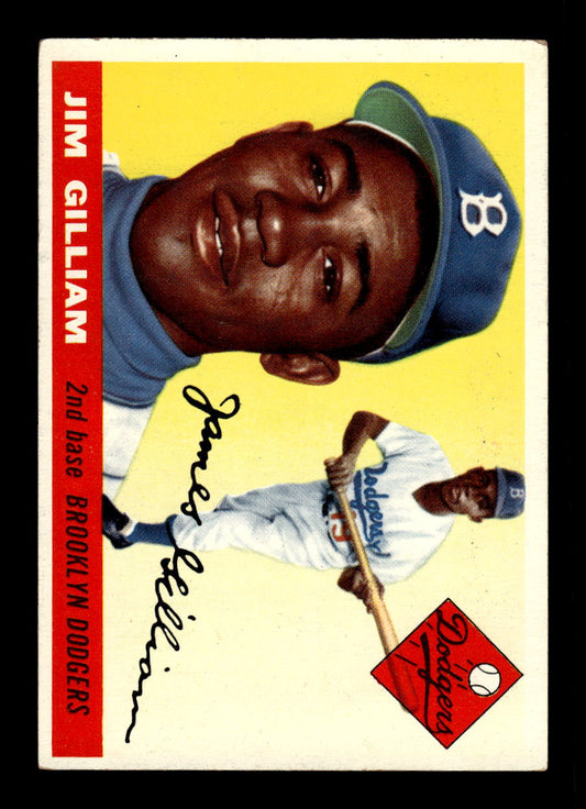 1955 Topps #5 Jim Gilliam Brooklyn Dodgers EX 10012816