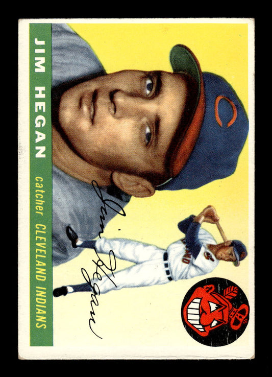 1955 Topps #7 Jim Hegan Cleveland Indians EX 10012817