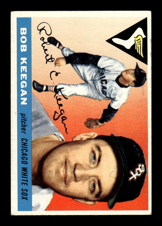1955 Topps #10 Bob Keegan Chicago White Sox EX 10012818